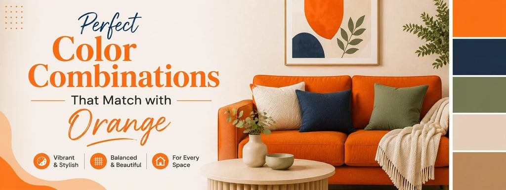 Perfect Color Combinations That Match with Orange