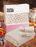 GIFT BOX | FIRKI Beige Bedsheet-2 Pillow Covers | Cotton Bedsheet-Cover | For Gift & Daily Use