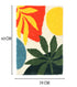 Leaf Microfiber Bath Mat 38x60 cm | Ultra Soft, Super Absorbent & Anti-Skid | Quick Dry Non Slip Door Mat for Bathroom, Bedroom, Kitchen & Entrance | Multicolor (Pack of 1)