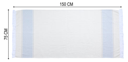 Firki Pure Cotton 2 PC Bath Towel Set | Quick Dry Soft Towels | Men & Women | Bathroom Accessories Set |