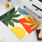 Leaf Microfiber Bath Mat 38x60 cm | Ultra Soft, Super Absorbent & Anti-Skid | Quick Dry Non Slip Door Mat for Bathroom, Bedroom, Kitchen & Entrance | Multicolor (Pack of 1)