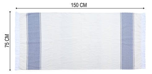 Firki Pure Cotton 2 PC Bath Towel Set | Quick Dry Soft Towels | Men & Women | Bathroom Accessories Set |