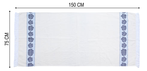 Rose Pure Cotton 2 PC Bath Towel Set | Quick Dry Soft Towels | Bathing Kitchen Towel Gym | Men & Women | Bathroom Accessories Set |