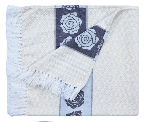 Rose Pure Cotton Bath & Hand Towel Set | Quick Dry Soft Towels | Bathing Kitchen Hand Towel Gym | Men & Women | Bathroom Accessories Set |