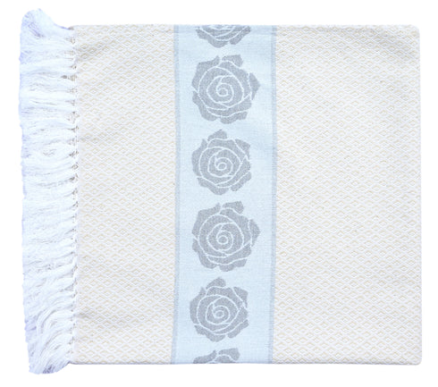 Rose Pure Cotton 4 PC Hand Towel Set | Quick Dry Soft Towels | Bathing Kitchen Hand Towel Gym | Men & Women | Bathroom Accessories Set |