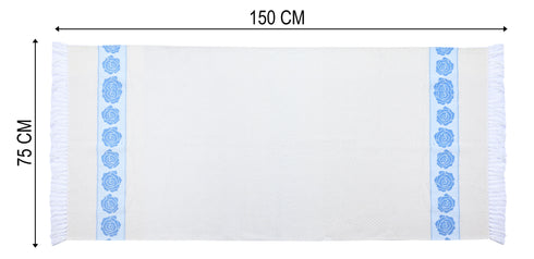 Rose Pure Cotton 2 PC Bath Towel Set | Quick Dry Soft Towels | Bathing Kitchen Towel Gym | Men & Women | Bathroom Accessories Set |