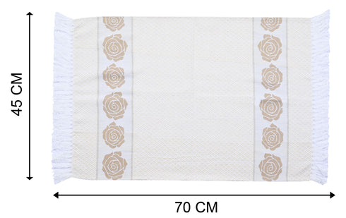 Rose Pure Cotton 4 PC Hand Towel Set | Quick Dry Soft Towels | Bathing Kitchen Hand Towel Gym | Men & Women | Bathroom Accessories Set |