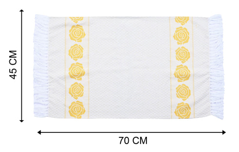 Rose Pure Cotton 4 PC Hand Towel Set | Quick Dry Soft Towels | Bathing Kitchen Hand Towel Gym | Men & Women | Bathroom Accessories Set |