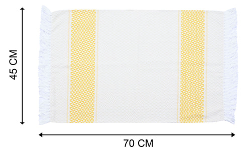 Firki Pure Cotton 4 PC Hand Towel Set | Quick Dry Soft Towels | Bathing Kitchen Hand Towel Gym | Men & Women | Bathroom Accessories Set |