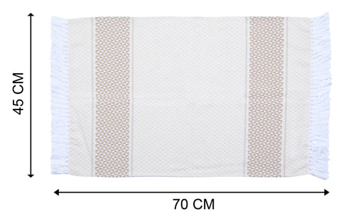 Firki Pure Cotton 4 PC Hand Towel Set | Quick Dry Soft Towels | Bathing Kitchen Hand Towel Gym | Men & Women | Bathroom Accessories Set |