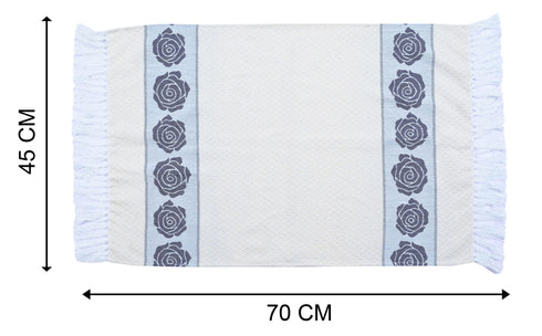 Rose Pure Cotton 4 PC Hand Towel Set | Quick Dry Soft Towels | Bathing Kitchen Hand Towel Gym | Men & Women | Bathroom Accessories Set |