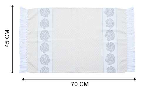 Rose Pure Cotton 4 PC Hand Towel Set | Quick Dry Soft Towels | Bathing Kitchen Hand Towel Gym | Men & Women | Bathroom Accessories Set |