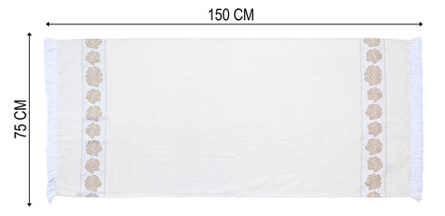 Rose Pure Cotton 2 PC Bath Towel Set | Quick Dry Soft Towels | Bathing Kitchen Towel Gym | Men & Women | Bathroom Accessories Set |