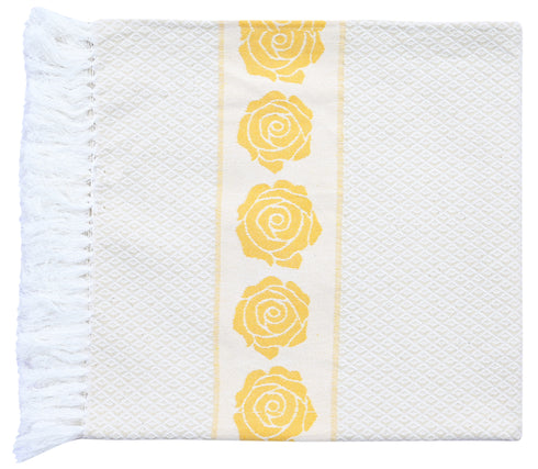 Rose Pure Cotton 4 PC Hand Towel Set | Quick Dry Soft Towels | Bathing Kitchen Hand Towel Gym | Men & Women | Bathroom Accessories Set |