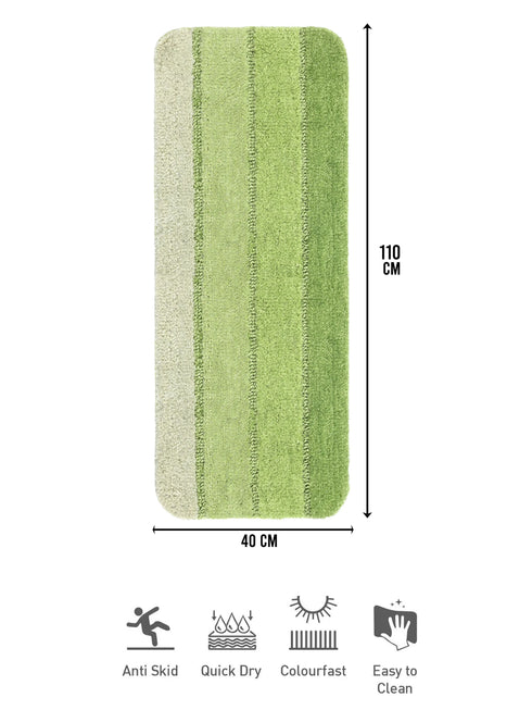 Mura Soft Anti-Slip Bath Runner | Long Design for Bathroom or Hallway Use