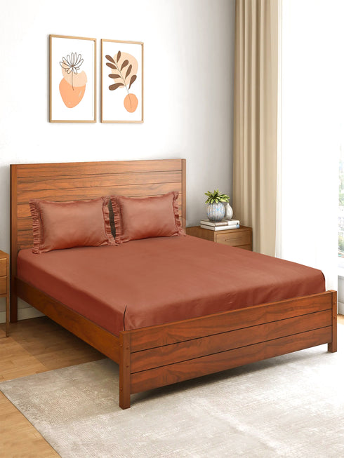 Cotton bedsheets with pillow covers cotton