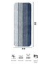 Mura Soft Anti-Slip Bath Runner | Long Design for Bathroom or Hallway Use
