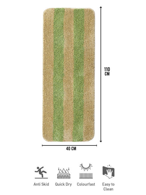 Shimo Soft Anti-Slip Bath Runner | Elegant Pattern & Durable Grip Base