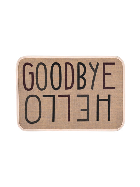 TROPIC Jute Doormats | Eco Friendly with Anti-Skid TPR Backing | Durable | Floor Mat Combo Pack of 3 Pcs Size 40x60 CM