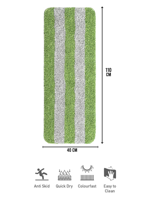 Shimo Soft Anti-Slip Bath Runner | Elegant Pattern & Durable Grip Base