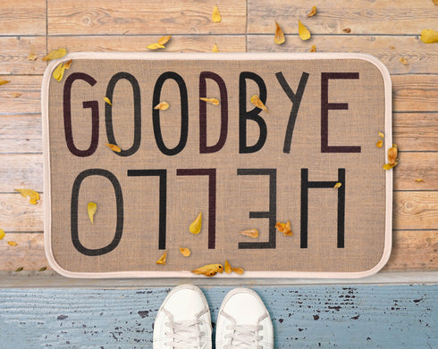 TROPIC Jute Doormats | Eco Friendly with Anti-Skid TPR Backing | Durable | Floor Mat Combo Pack of 3 Pcs Size 40x60 CM