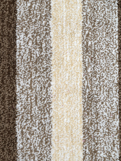 STRIPE Soft Microfiber Anti Slip Carpet & Runner