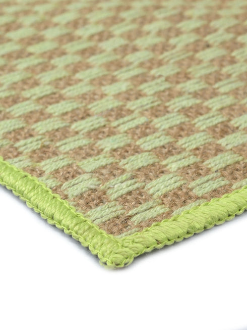 Cotton & Jute Woven Strong Anti-Slip Rug.