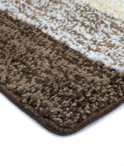 STRIPE Soft Microfiber Anti Slip Carpet & Runner