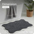 Soft Microfiber Anti-Skid Bath Mat Combo