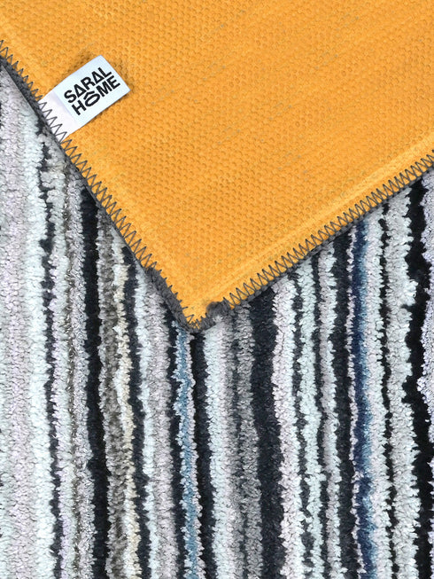 Vibe Soft Touch Microfiber Floor Carpet | Anti-Skid Backing | Modern Design