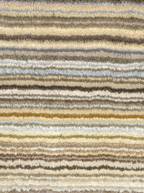 VIBE Microfiber Striped Runner | Anti-Skid Backing | Modern Design