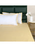 Reka Cotton Rich Bedsheet | Elegant Stripe Woven Bed Sheet | 180 TC (Weight 400 TC) | Soft & Comfortable Bedsheet for Bedroom