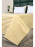 Reka Cotton Rich Bedsheet | Elegant Stripe Woven Bed Sheet | 180 TC (Weight 400 TC) | Soft & Comfortable Bedsheet for Bedroom