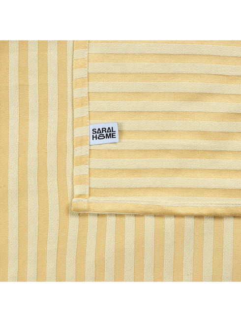 Reka Cotton Rich Bedsheet | Elegant Stripe Woven Bed Sheet | 180 TC (Weight 400 TC) | Soft & Comfortable Bedsheet for Bedroom