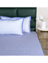 Reka Cotton Rich Bedsheet | Elegant Stripe Woven Bed Sheet | 180 TC (Weight 400 TC) | Soft & Comfortable Bedsheet for Bedroom