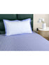 Reka Cotton Rich Bedsheet | Elegant Stripe Woven Bed Sheet | 180 TC (Weight 400 TC) | Soft & Comfortable Bedsheet for Bedroom