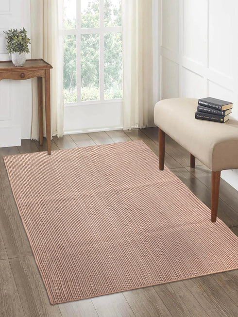 Ribb Woven Strong Anti-Slip Rug.