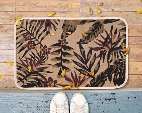 TROPIC Jute Doormats | Eco Friendly with Anti-Skid TPR Backing | Durable | Floor Mat Combo Pack of 3 Pcs Size 40x60 CM