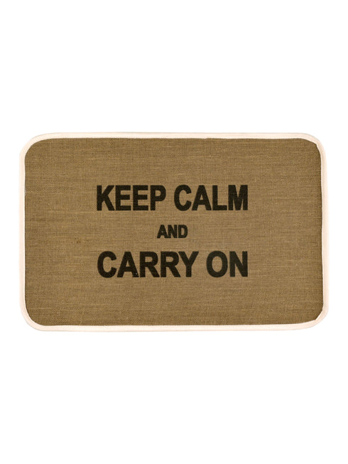 TROPIC Jute Doormats | Eco Friendly with Anti-Skid TPR Backing | Durable | Floor Mat Combo Pack of 3 Pcs Size 40x60 CM