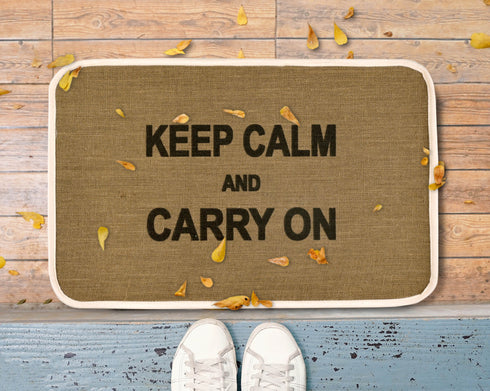 TROPIC Jute Doormats | Eco Friendly with Anti-Skid TPR Backing | Durable | Floor Mat Combo Pack of 3 Pcs Size 40x60 CM