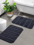 microfiber plain mat set
