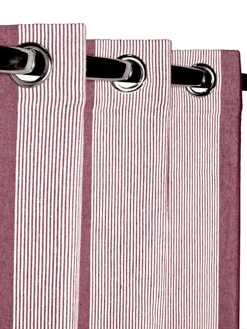 Stripe Cotton curtains at affprdable price
