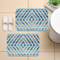 TIM TIM Microfiber Anti-Skid Bath Mats | Soft Water Absorbing Mat | Combo Pack of 2 40x60 CM