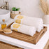 Rose Pure Cotton Bath & Hand Towel Set | Quick Dry Soft Towels | Bathing Kitchen Hand Towel Gym | Men & Women | Bathroom Accessories Set |