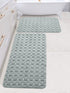 Beige bathmat set