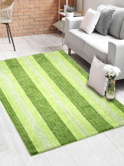 STRIPE Soft Microfiber Anti Slip Carpet & Runner