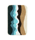 Wave Microfiber Bath Mat 38x60 cm | Ultra Soft, Super Absorbent & Anti-Skid | Quick Dry Door Mat for Bathroom, Bedroom, Kitchen & Entrance | Multicolor (Pack of 1)