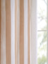 Beige cotton blackout curtains