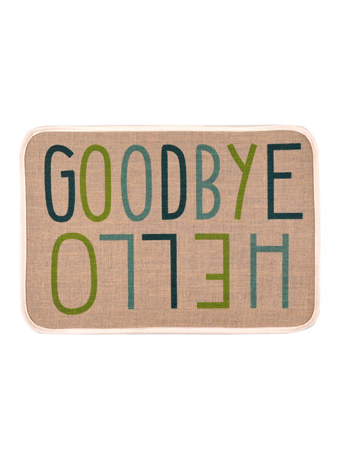 TROPIC Jute Doormats | Eco Friendly with Anti-Skid TPR Backing | Durable | Floor Mat Combo Pack of 3 Pcs Size 40x60 CM