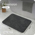 SOLID Soft Anti-Slip Bathmat | Simple Design with Quick Dry Texture